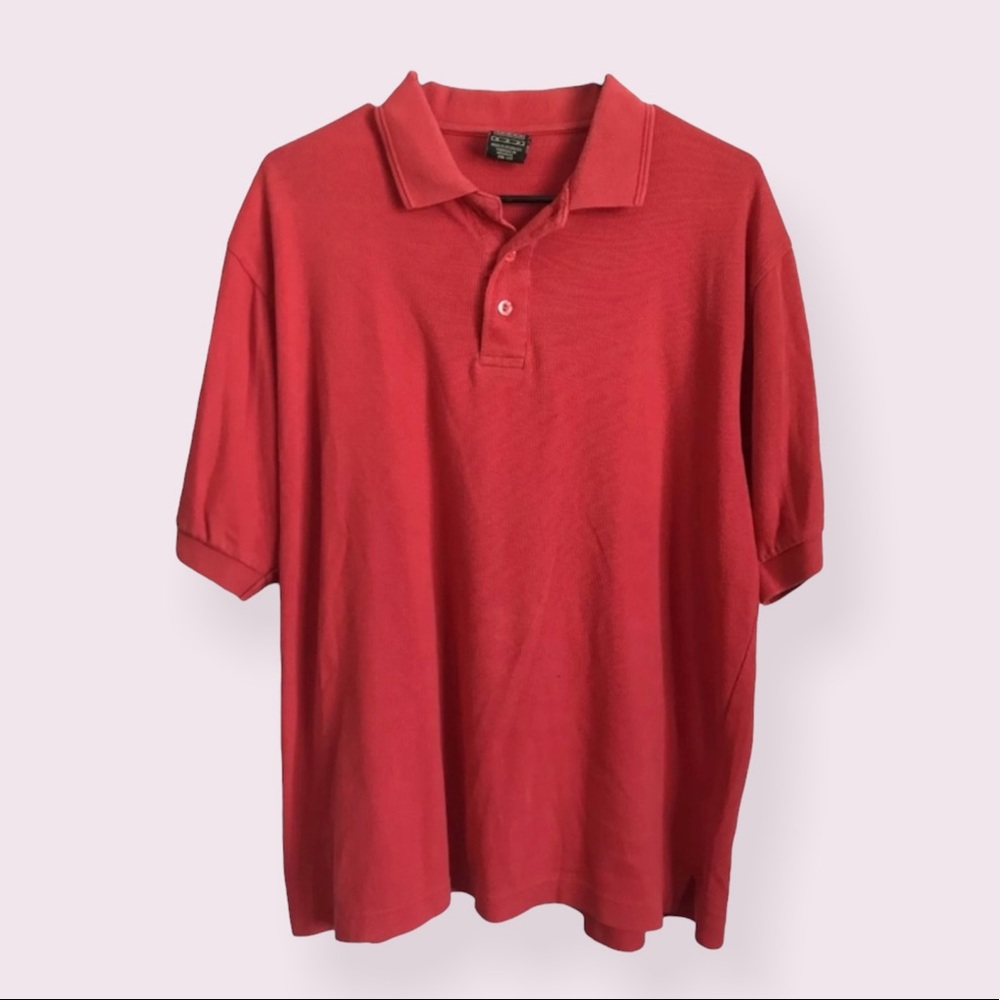 Vintage Red Nike Polo Size M
